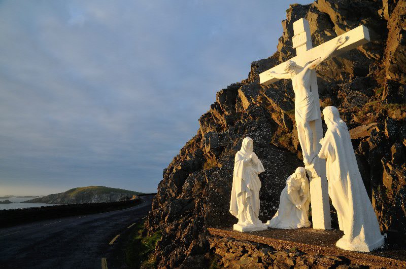Cross at Slea Head - Dingle Peninsula, County Kerry, Ireland