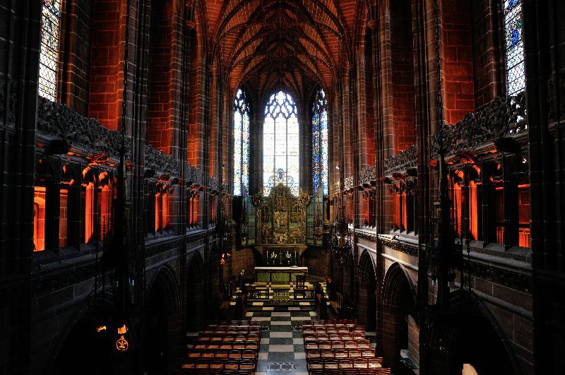 The Lady Chapel at the Liverpool Cathedral - Liverpool UK