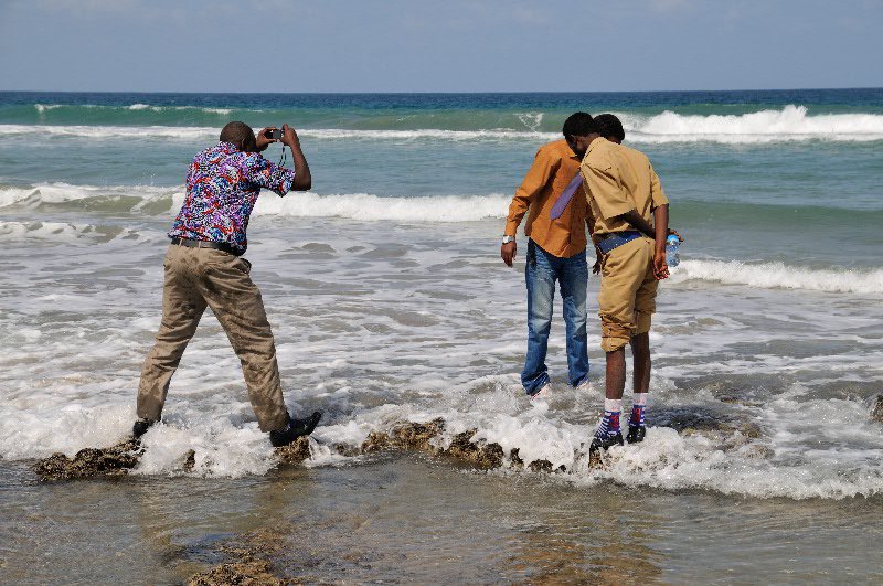 The perils of photographing too closely to an incoming tide - Berbera, Somaliland