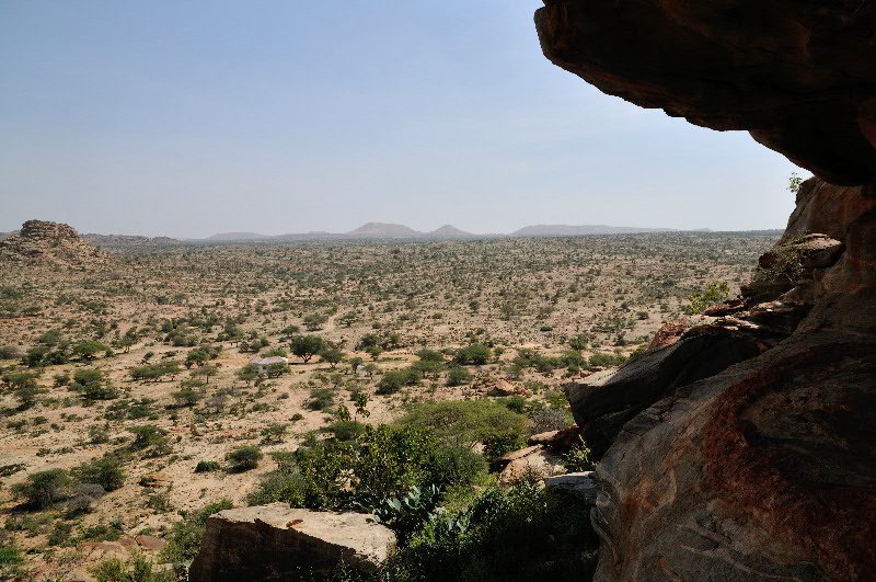 The view from the Las Geel galleries - Somaliland