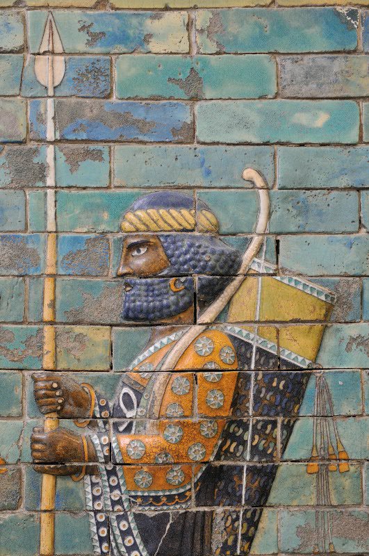 Gorgeous Persian gate guard - Pergamon Museum, Berlin, Germany