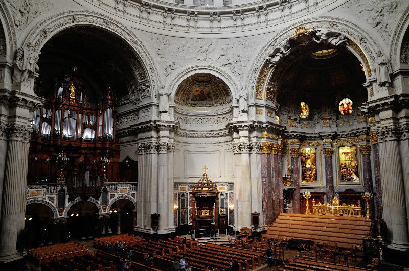 Interior of Berlin Cathedral - Germany