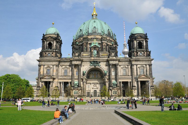 Facade of Berlin Cathedral - Germany