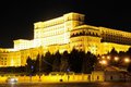Palace of the Parliament at night - Bucharest, Romania