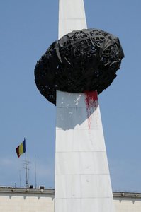 "Memorial of Rebirth" - monument to fallen protestors during the 1989 Revolution - Bucharest, Romania
