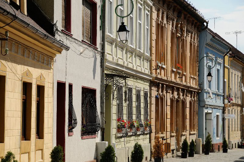 Lovely buildings of Brasov - Romania