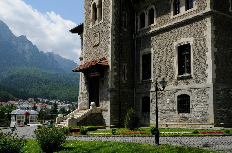 Cantacuzino Castle near town of Buşteni - Romania 