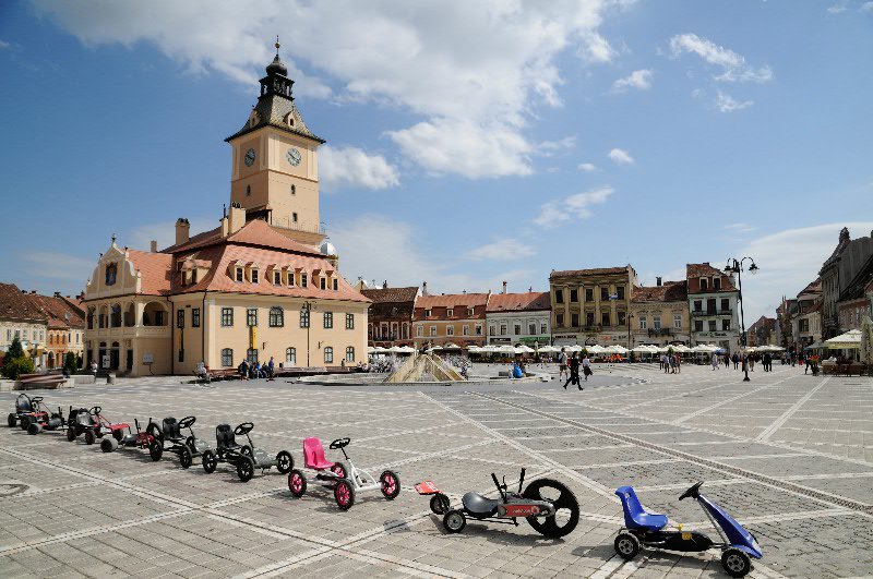 The Council Square in Brasov - Romania