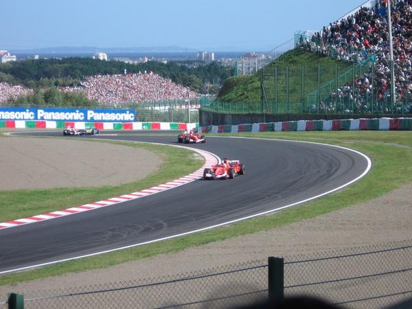 Yes, there were cars at the Formula One too