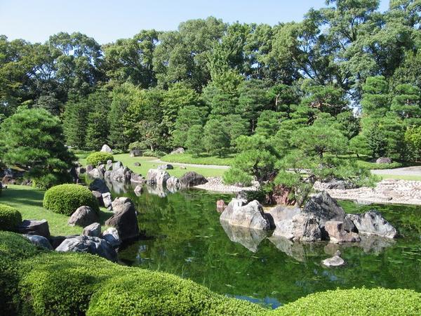 One of Japan's many wonderful gardens - Nijo-jo, Kyoto