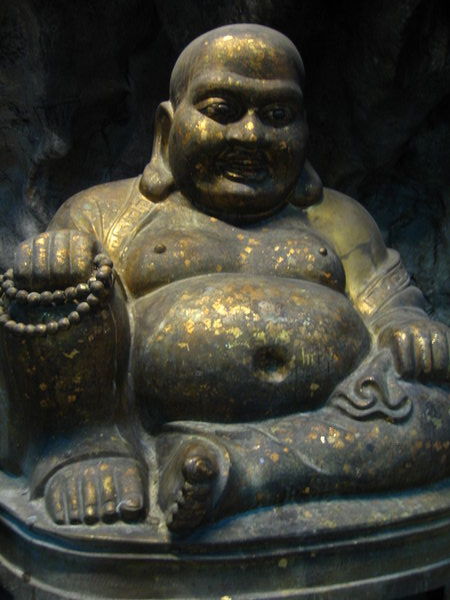 Fat Buddha in a Cave