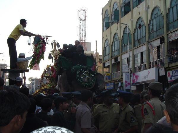 The Elephant Carrying the Bibi ka Alams