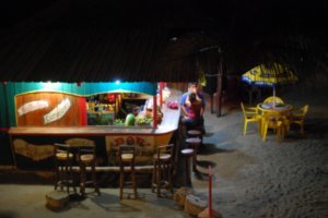 canoa bar at night