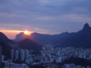 Rio sunset