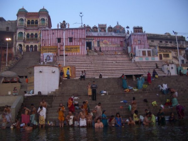 Bathing in the Ganges Varanasi