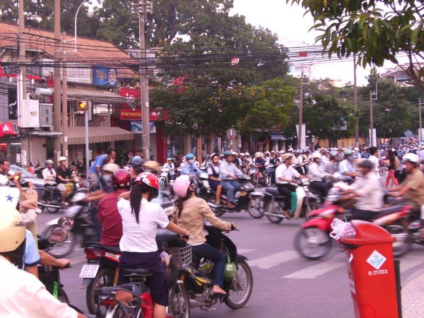 Crazy Saigon traffic