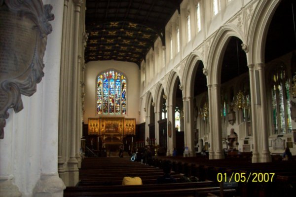 Inside Westminster Church