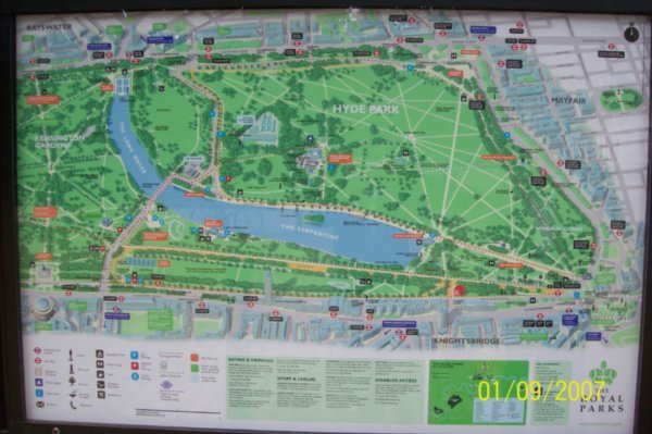 Map of park