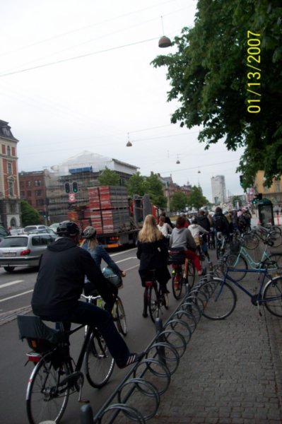 Bike traffic Kobenhavn