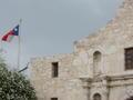 Alamo and the Texan flag