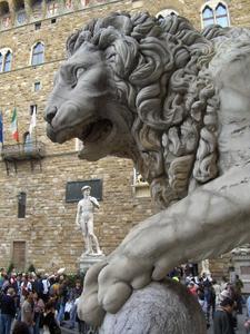 Sculpture in Piazza della Signoria