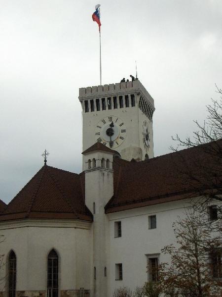 Ljubljana Castle's Chapel and Clocktower
