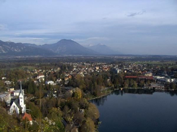 View From Bled Castle