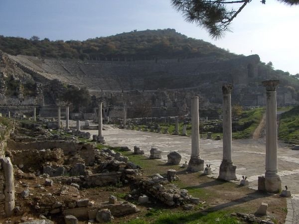 Harbour Street and the Massive Theater at Ephesus