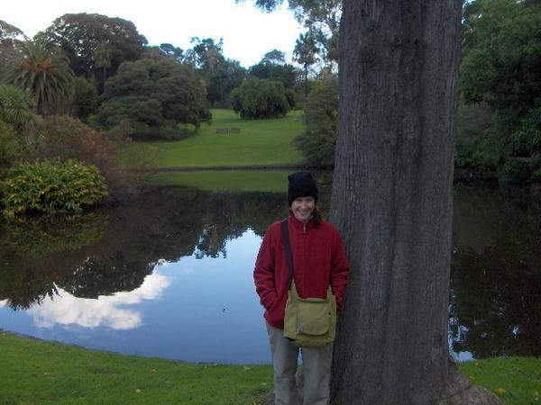 A Cold Amy In Her Target Fleece At The Royal Botanical Gardens