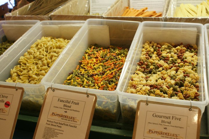 pasta at the market