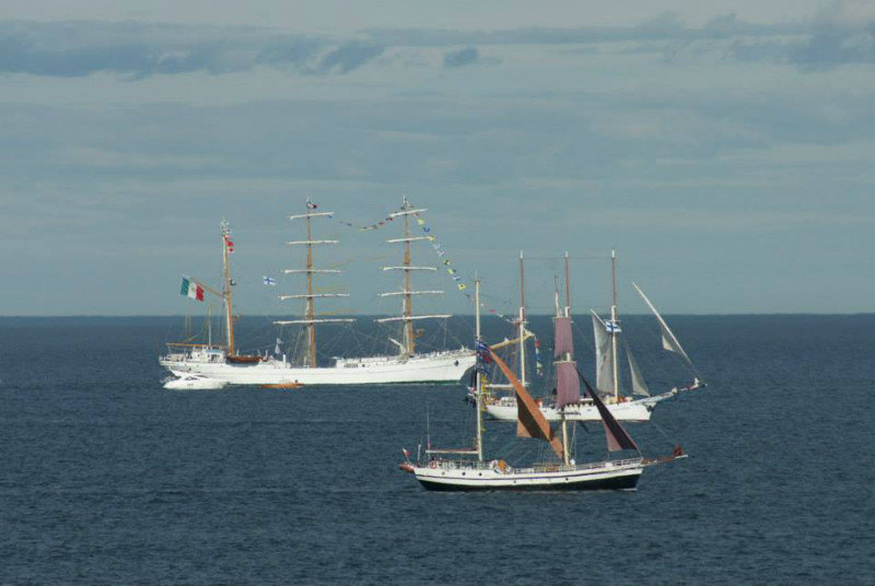 tall ships sailing from helsinki
