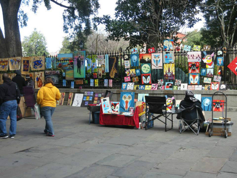 Jackson Square artists market