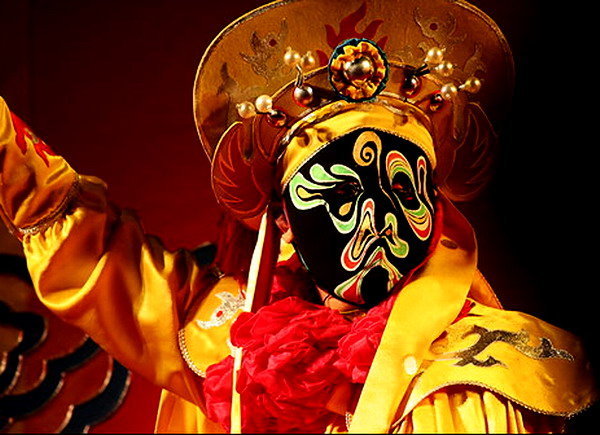 Aview of Sichuan opera show