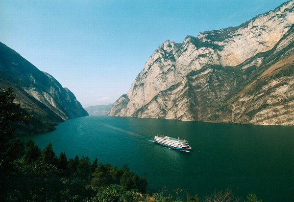 A view of Three Gorges