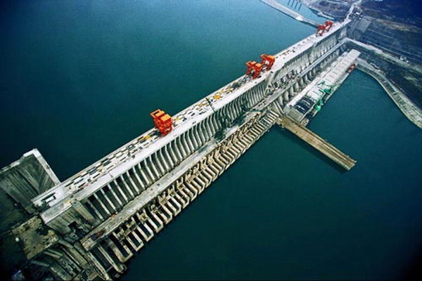 A view of Three Gorges Dam