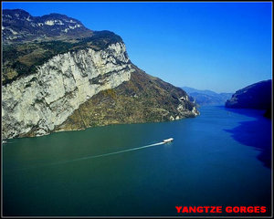 A view of Yangtze gorges
