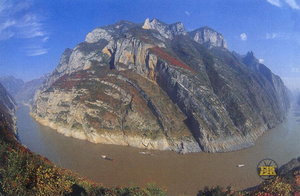 A ciew of Three Gorges