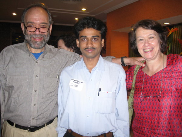 Margaret & Stan with Ramesh, our supervisor from the NGO