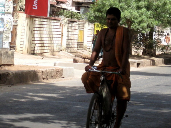 Dhotis-the coolest biking clothing around.