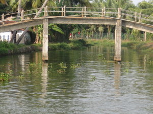 Bridge connecting islands in the backwater