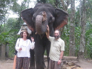 Margaret & Stan Saying Good bye to India