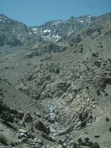 View of the Altas Mountain range