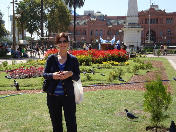 me at Plaza de Mayo, Buenos Aires