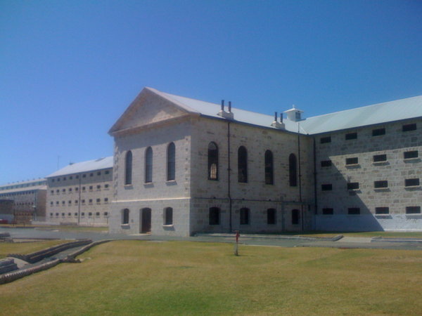 Outside of Fremantle prison