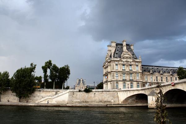 Cruising Along the river Seine