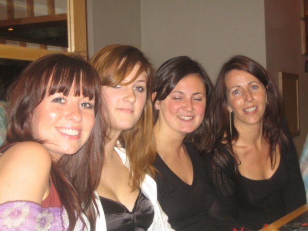 Me and more cousins, Nat and Lorraine x