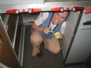 On way bk to Dubai hiding with a sneaky icecream!!!! x