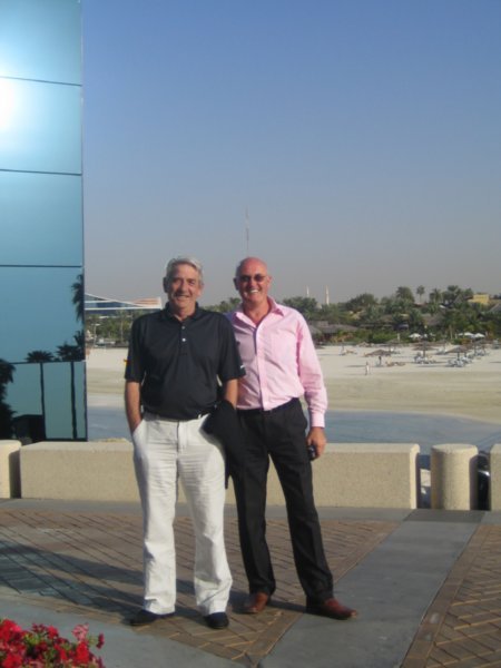 Day8- Dad and Uncle Mike Outside the Burj Al Arab x