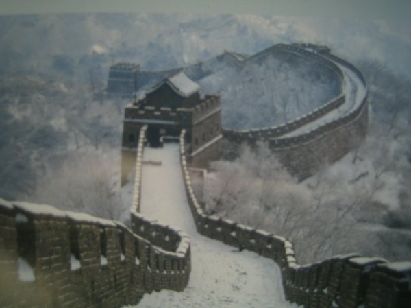 The Wall in Winter (not when we were there- picture of picture!) x