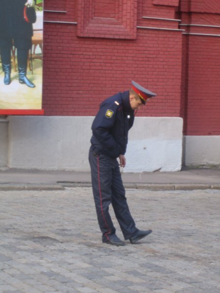 Guard in Red Square x